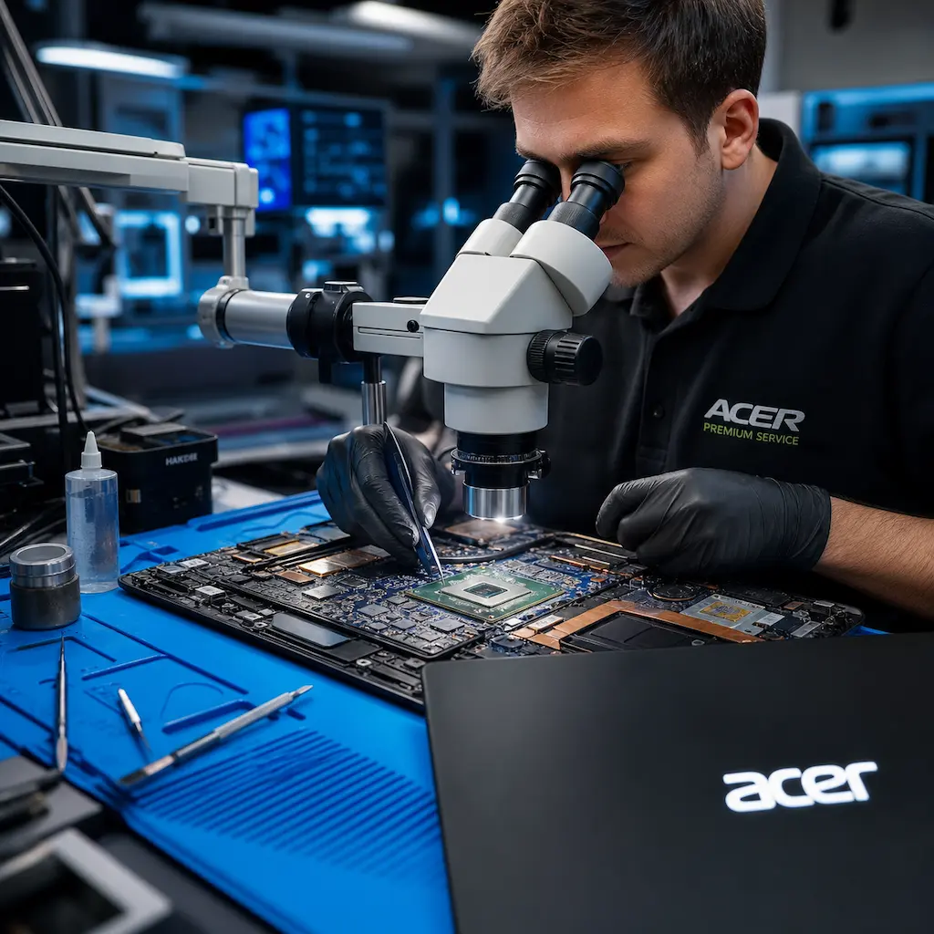 Замена видеокарты ноутбука Acer в Пскове