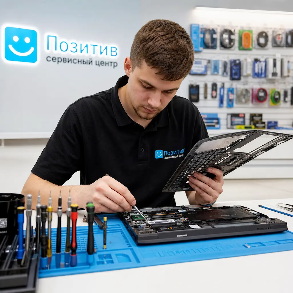 заменить клавиатуру на ноутбуке Lenovo в Пскове