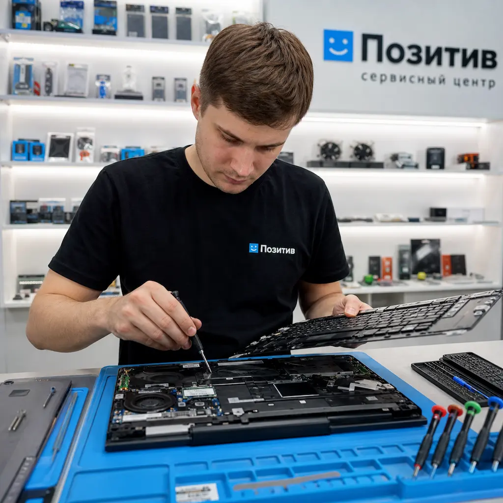 заменить клавиатуру на ноутбуке Samsung в Пскове
