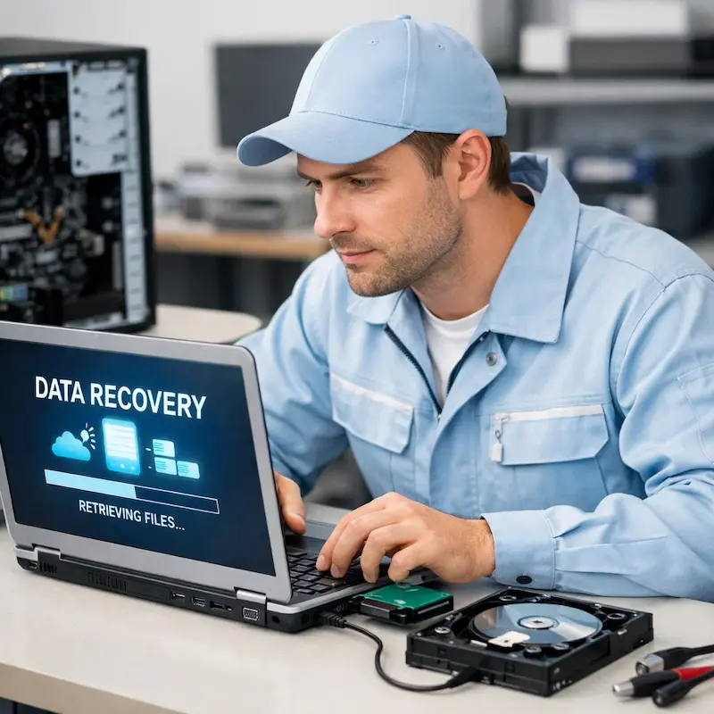 Восстановление данных и файлов в Пскове