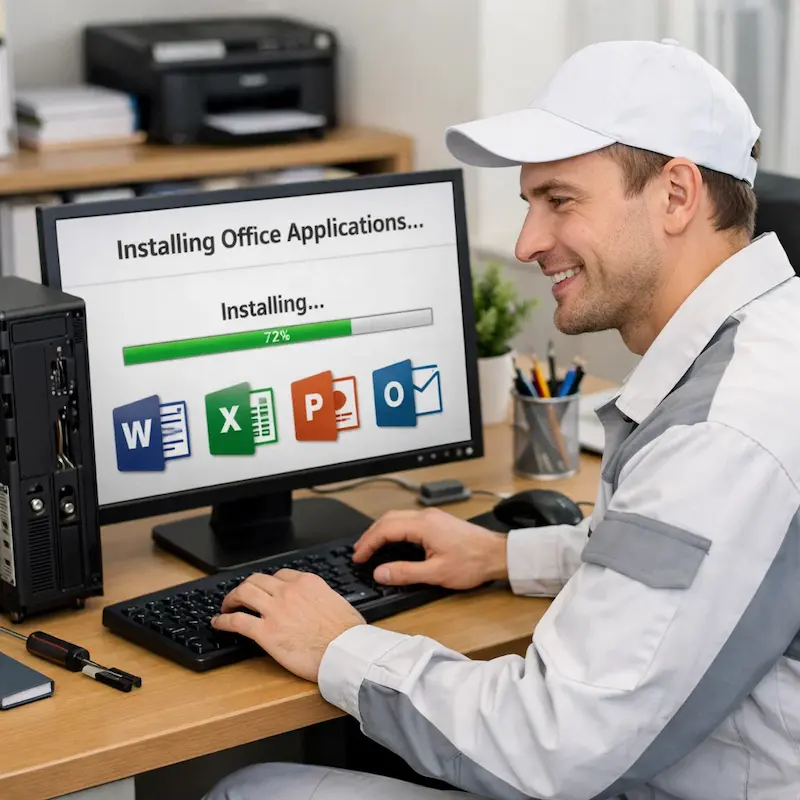 Установка и настройка программ на компьютере в Пскове