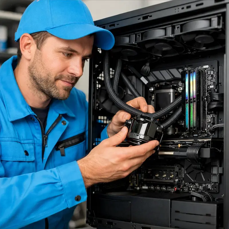 Установка СЖО на ПК в Пскове