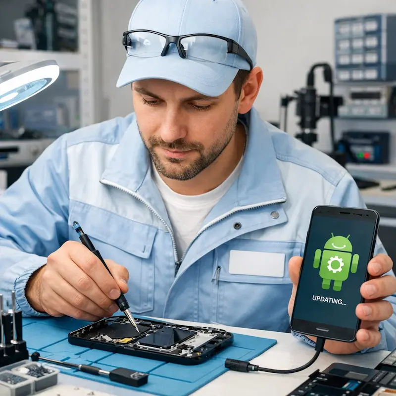 Настройка системы Android в Пскове